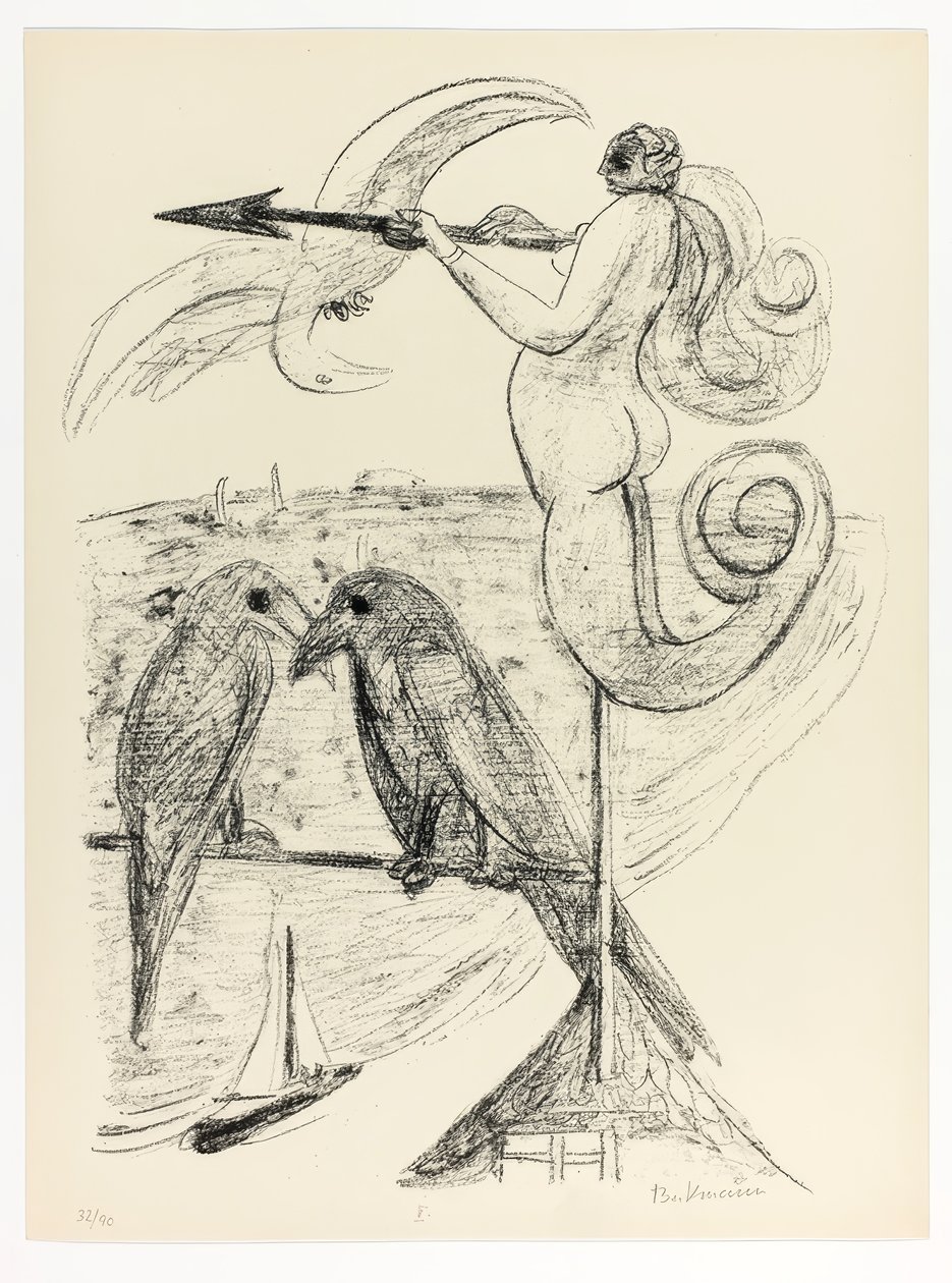 Segnavento, tavola due da Day and Dream da Max Beckmann