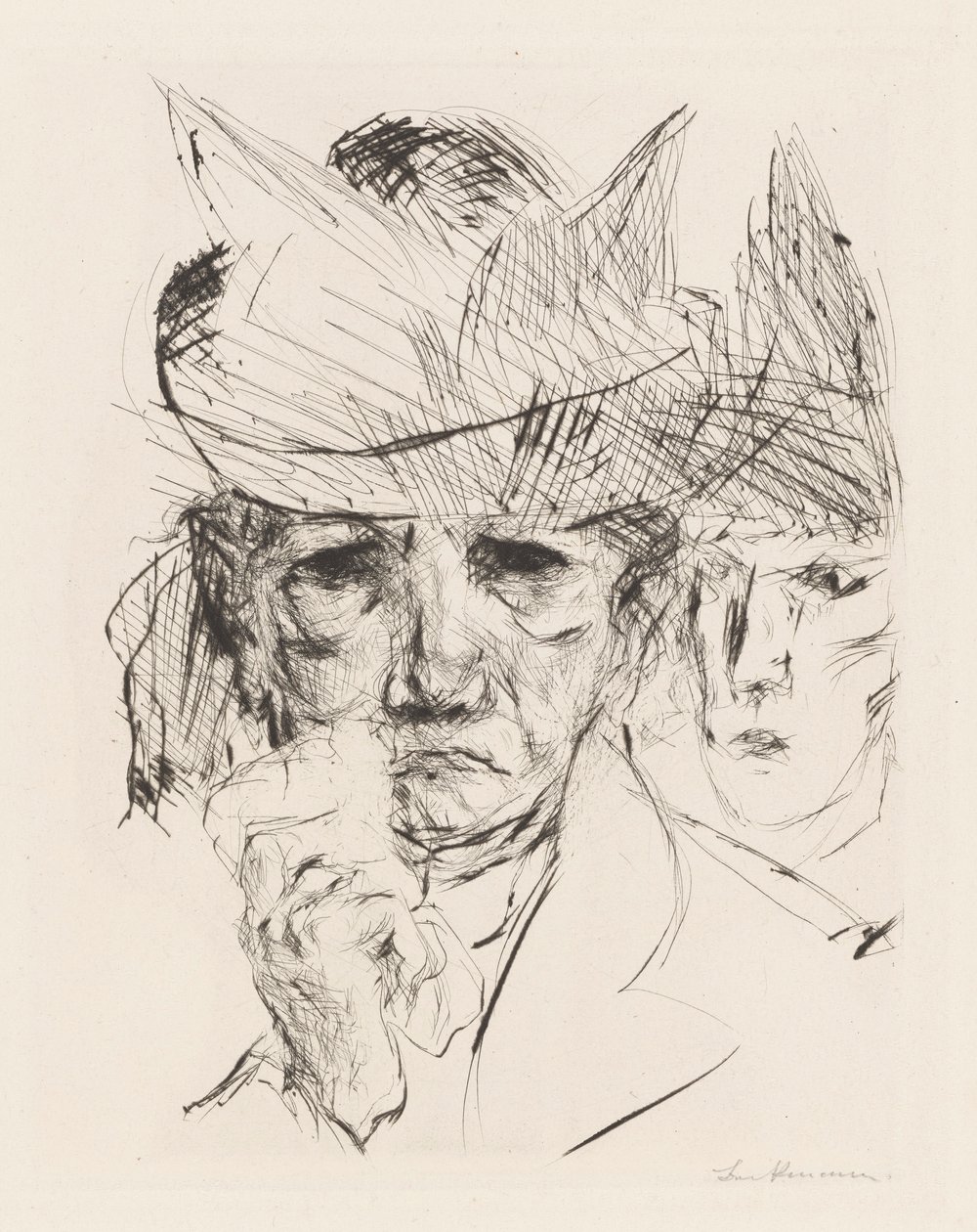 Donna piangente da Max Beckmann
