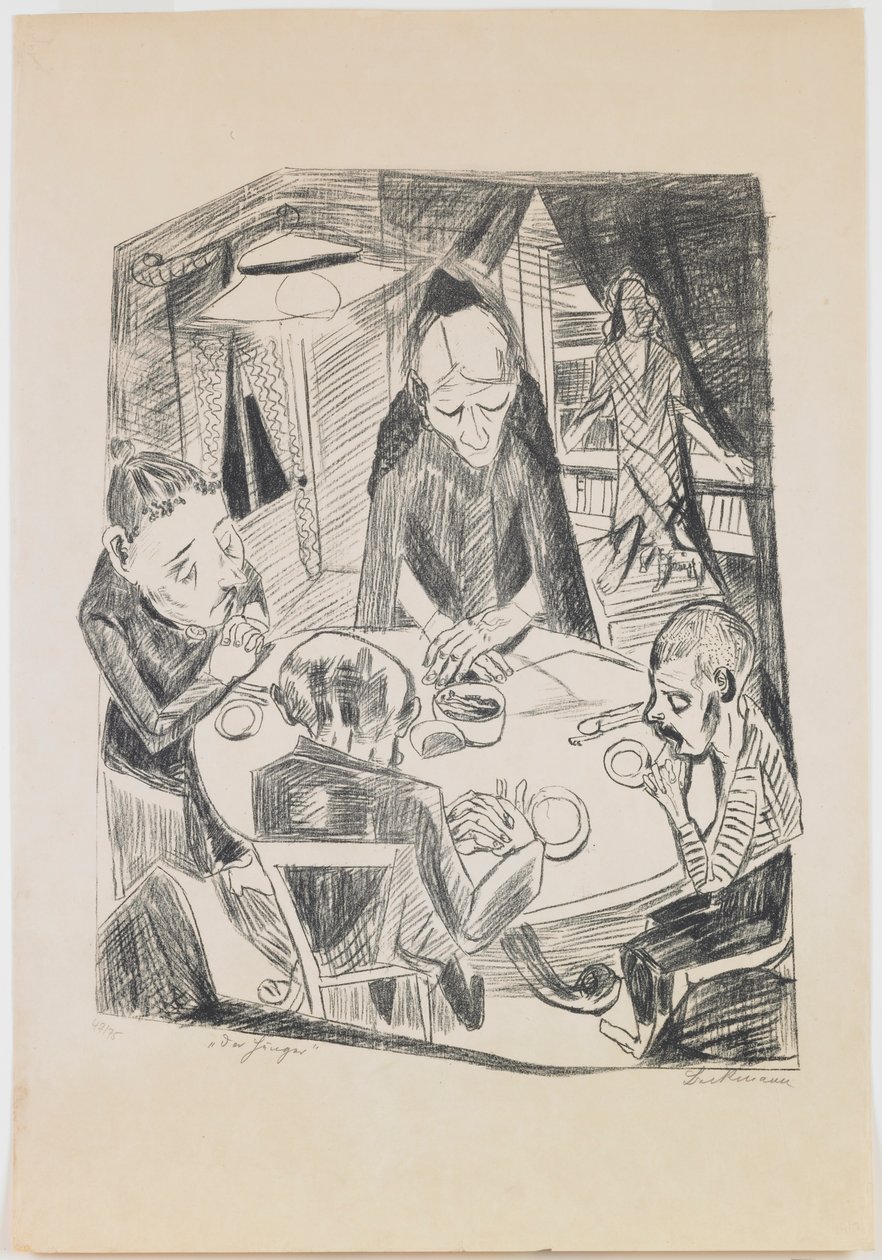 Tavola 5: Fame da Max Beckmann