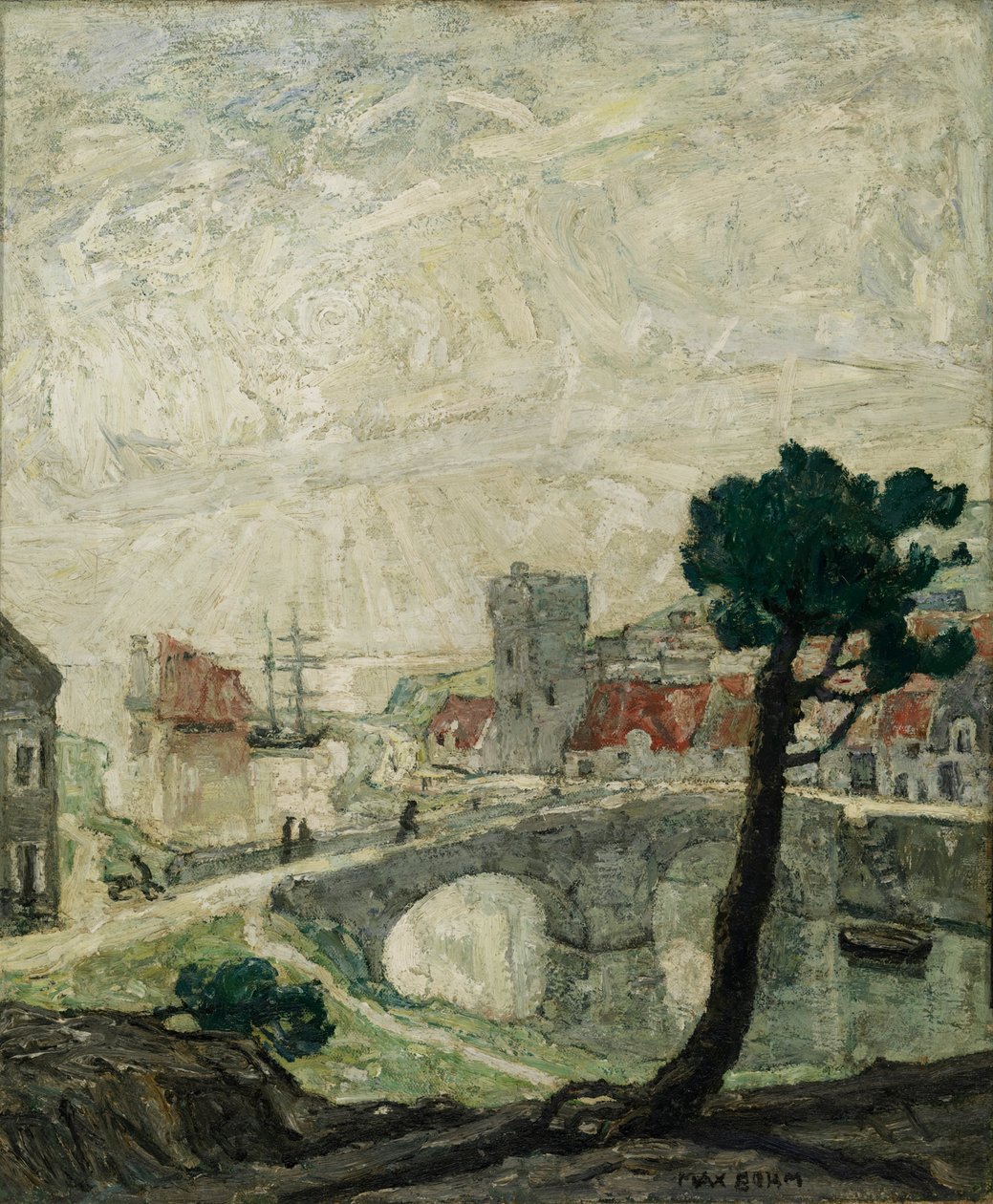 Antico porto marittimo, 1921 da Max Bohm