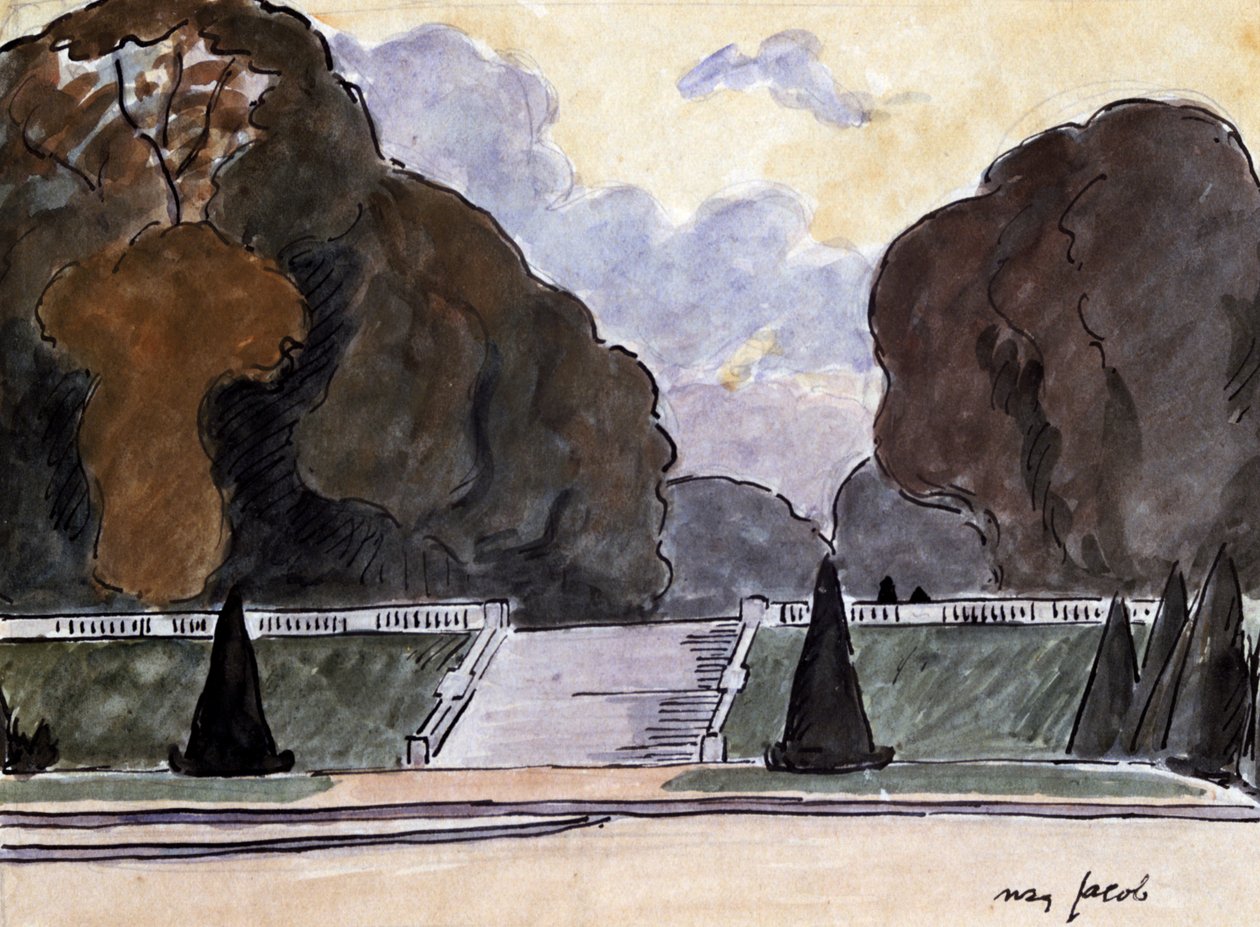 Il giardino in Lussemburgo, c1900-1944 da Max Jacob