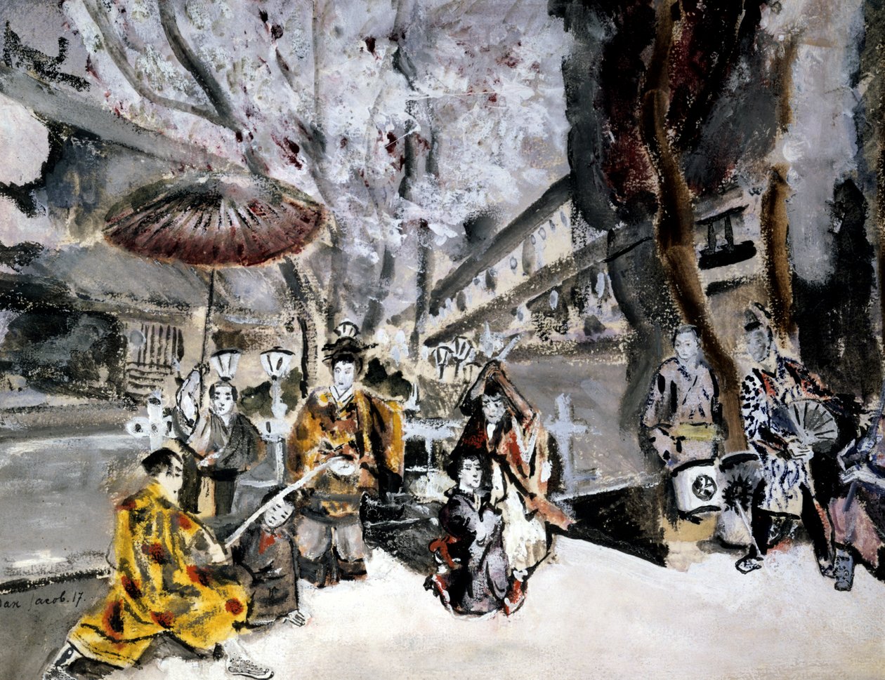 Il giardino giapponese, c1900-1944 da Max Jacob