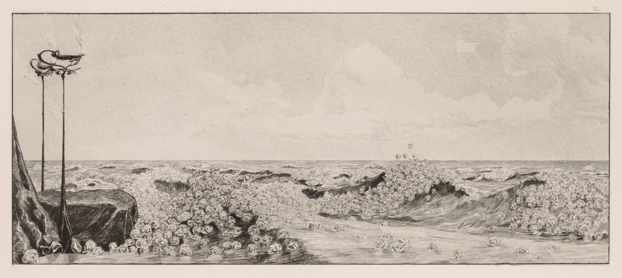 Un Guanto: Omaggio, 1880 da Max Klinger