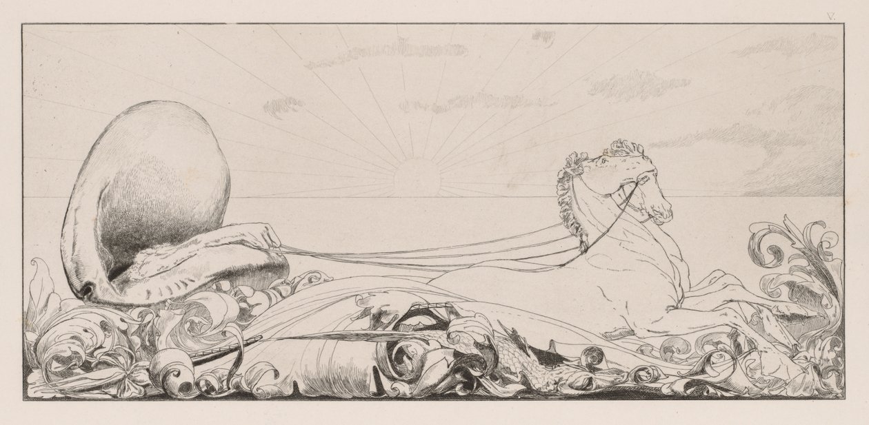 Un guanto: Trionfo, 1880 da Max Klinger