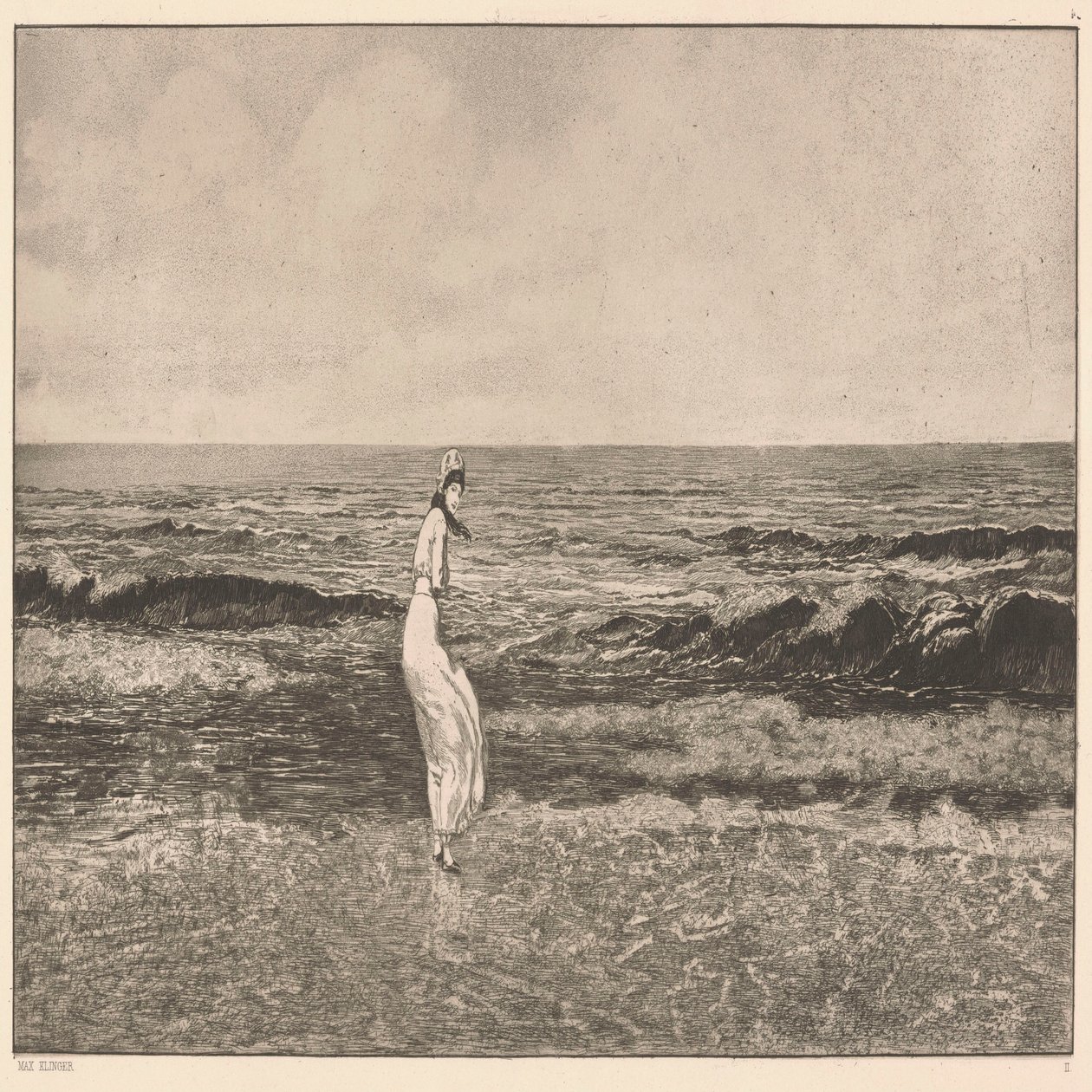 Al mare. da Max Klinger