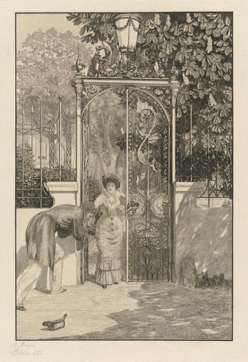 Alla Porta, 1887 da Max Klinger