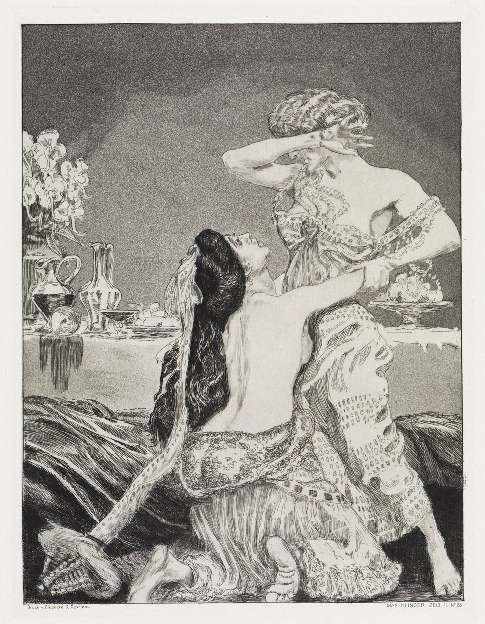 Assalto (Tenda, Opus XIV, Parte II, n. 28) da Max Klinger