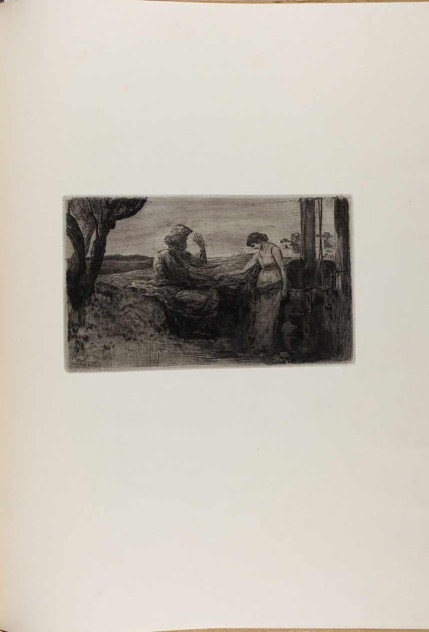 Cristo e la Samaritana, da Una Vita da Max Klinger