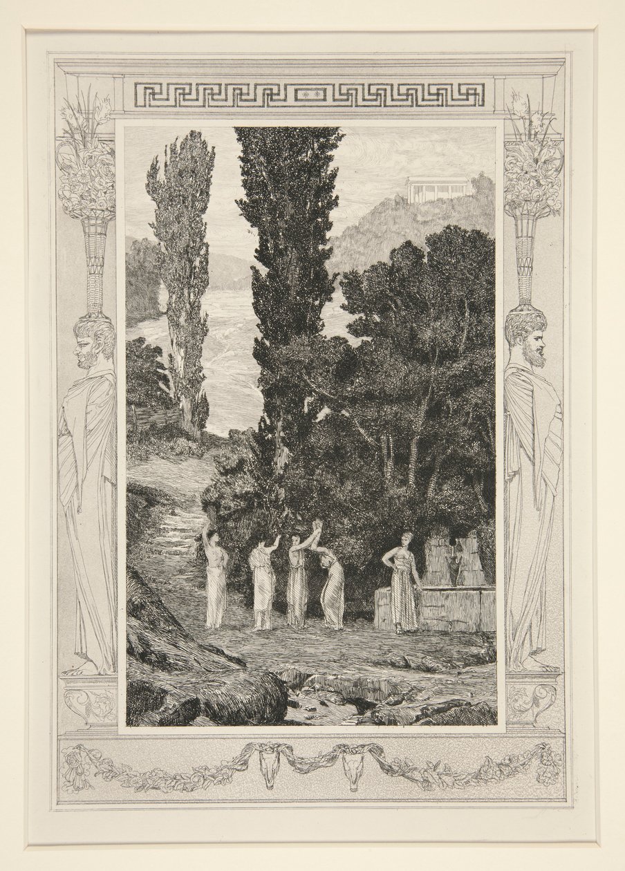 Figure Classiche (Psiche Vagante) da Max Klinger