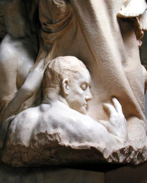 (dettaglio) della Dedica a Brahms da Max Klinger
