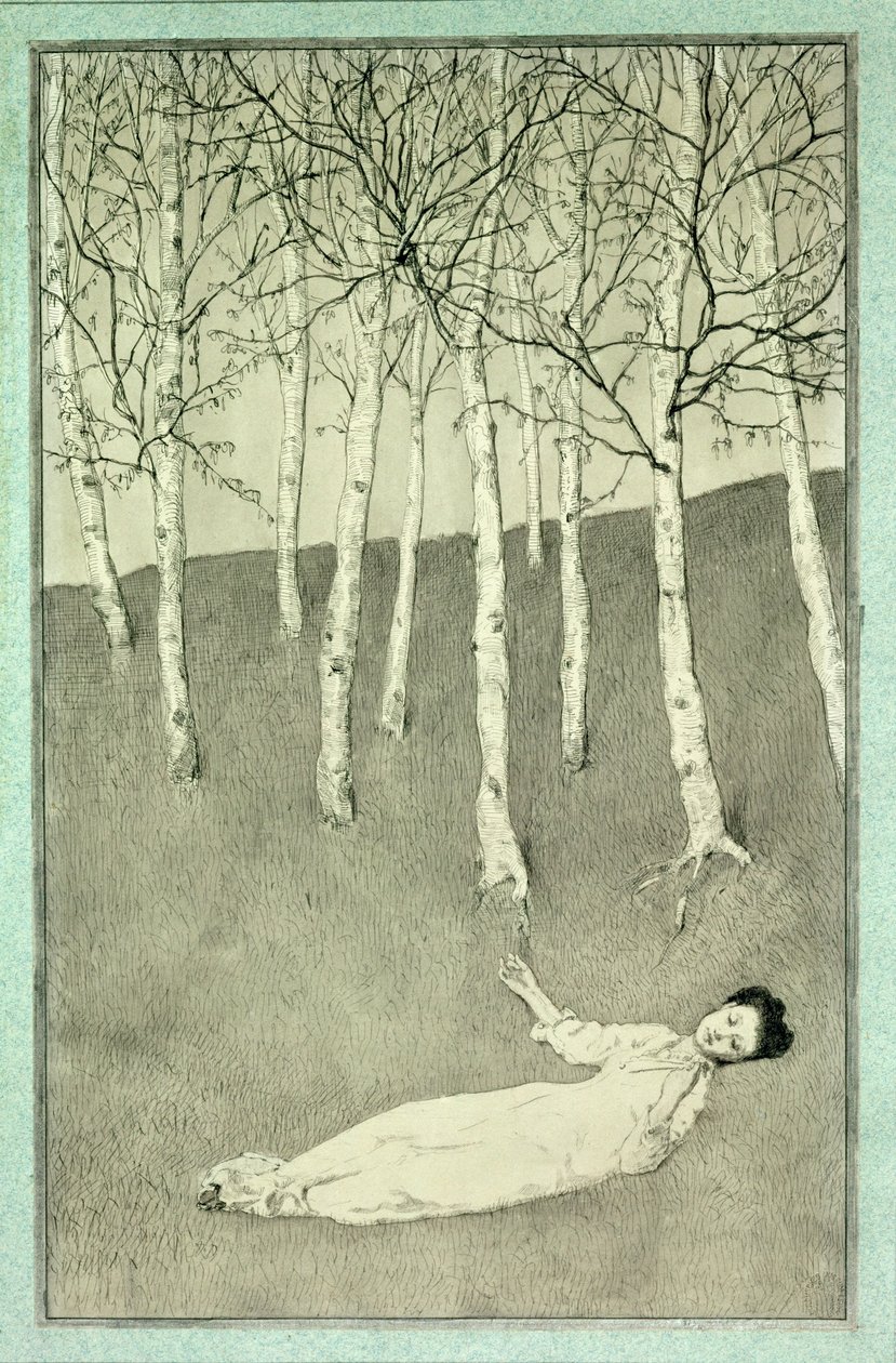 Inizio primavera (incisione) da Max Klinger