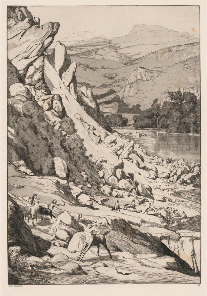 Frana Opus IV, 6, 1881 da Max Klinger