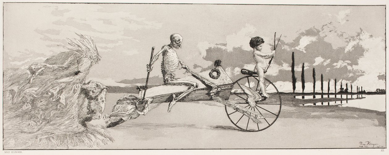 Amore, morte e aldilà da Max Klinger
