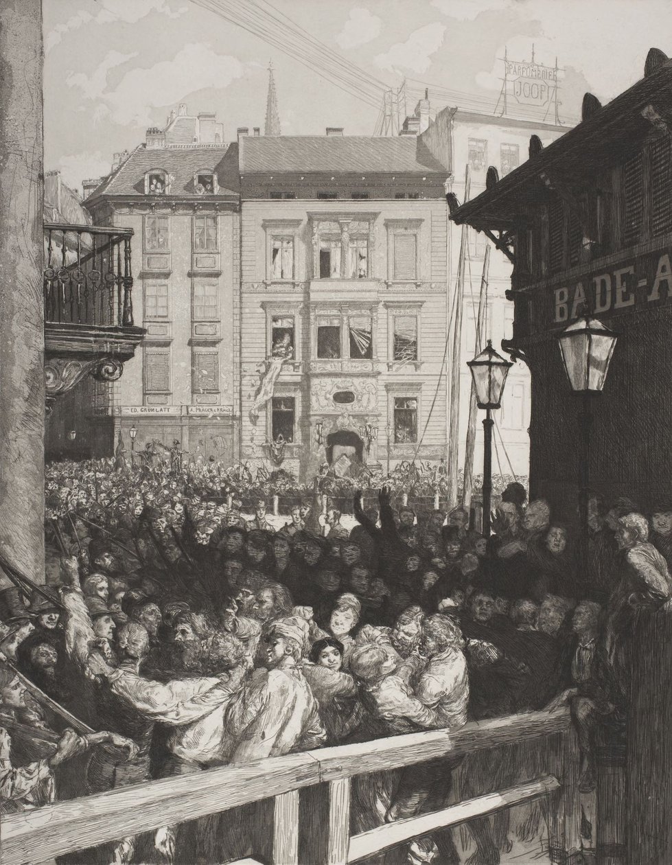 Giornate di marzo I, da Drammi Opus IX da Max Klinger
