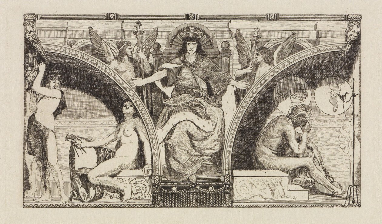 Figura centrale dal fregio nell