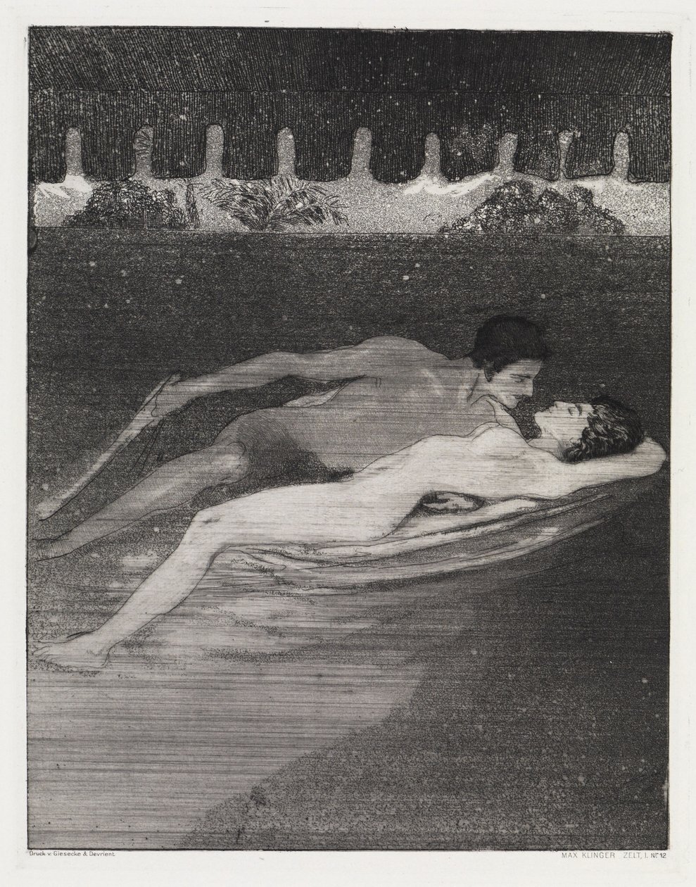 Notte (Tenda, Opus XIV, Parte I, n. 12) da Max Klinger