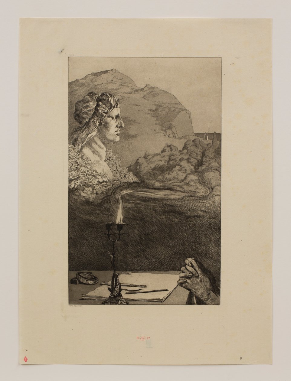 Dedicazione del pittore (Invocazione) da Max Klinger