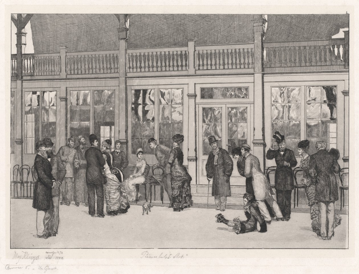 Place Ort, 1880 da Max Klinger