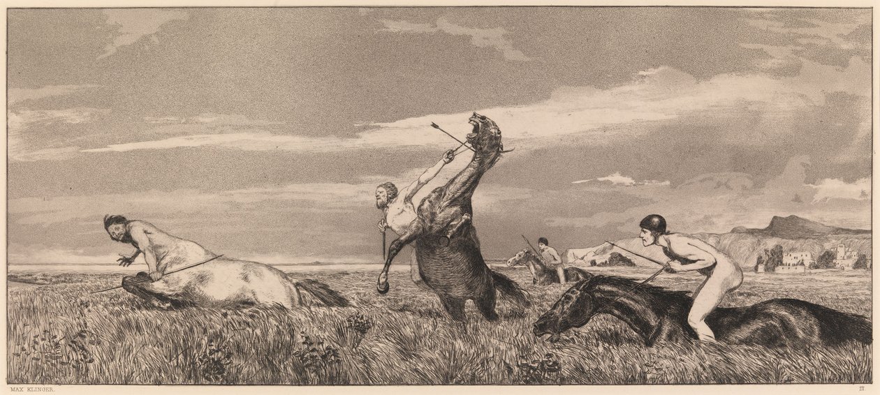 Centauro inseguito da Max Klinger