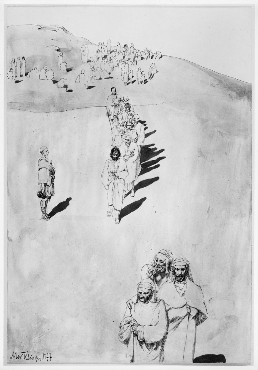 Ritorno dal Discorso della Montagna da Max Klinger