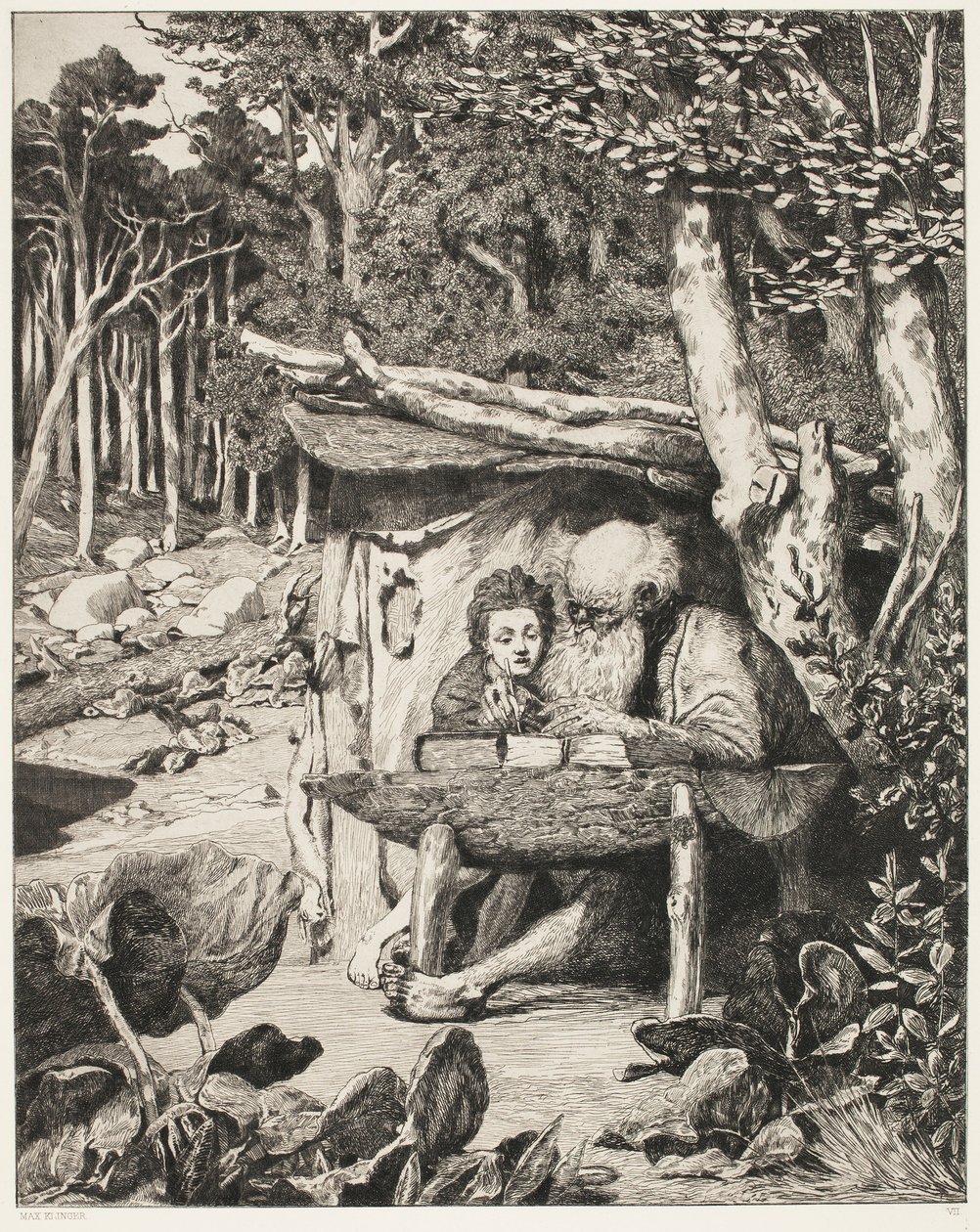 Lo scrittoio di Simplicius da Max Klinger
