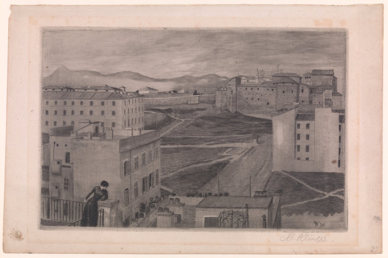 Vista dalla finestra dello studio dell