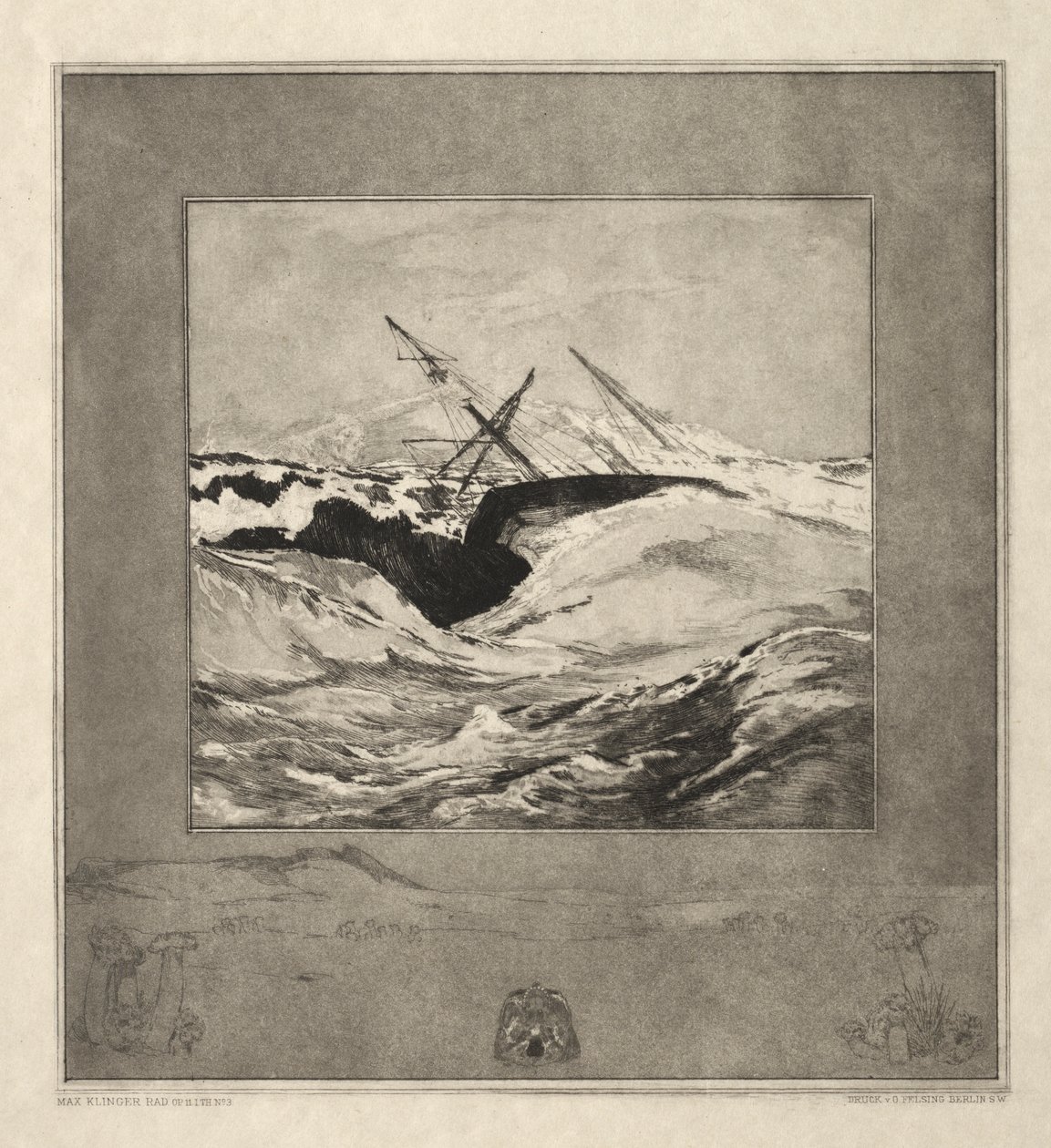 Vom Tode I, (Opus II, 1889) n. 3 da Max Klinger
