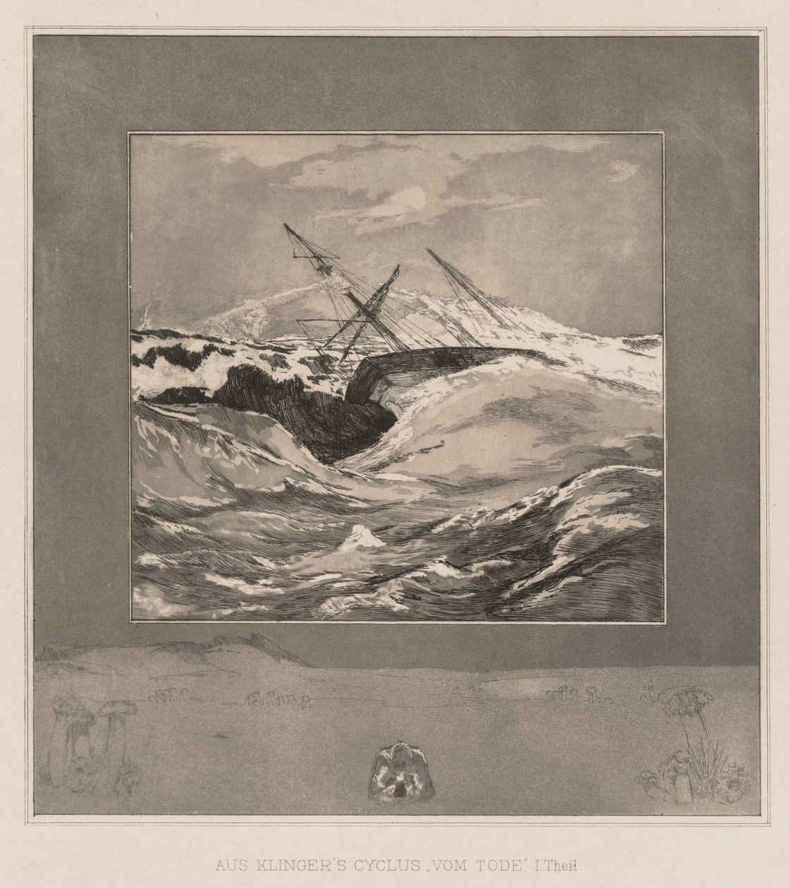 Vom Tode I Opus II, 1889, No. 3 da Max Klinger