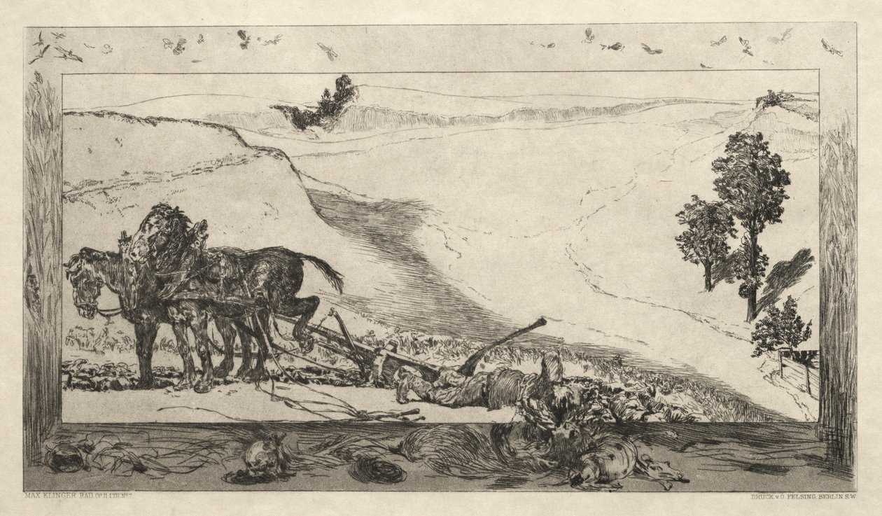 Vom Tode I, Opus II, 1889 No. 7 da Max Klinger