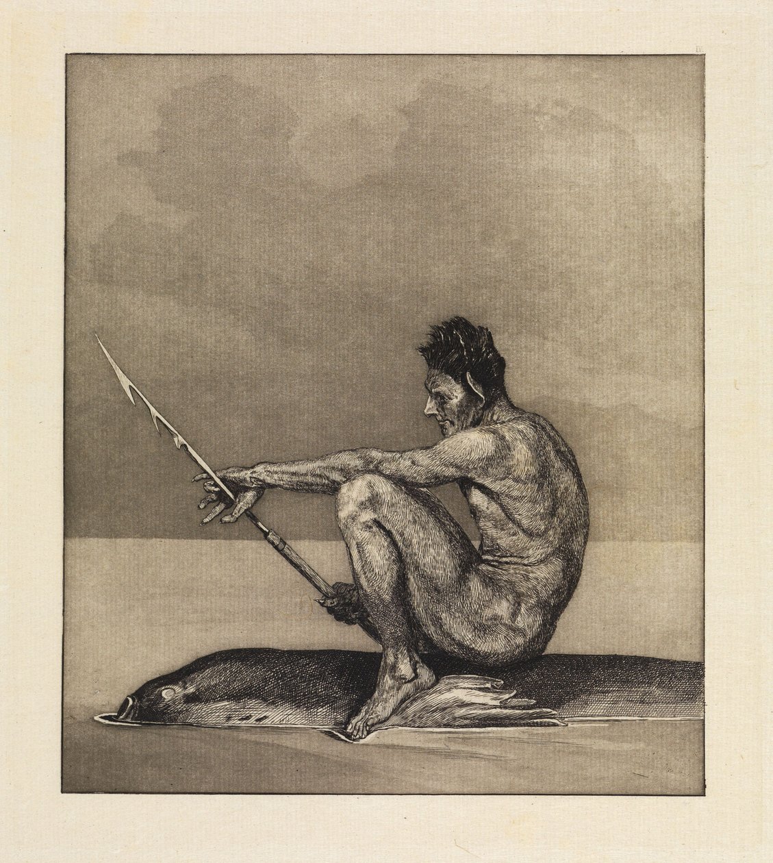 Secondo futuro (Eva e il futuro, Opus III, foglio 4) da Max Klinger