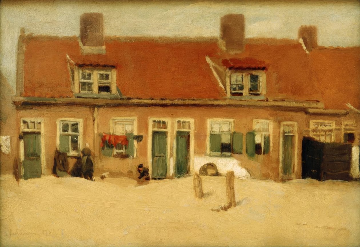Vecchie case a Scheveningen da Max Liebermann