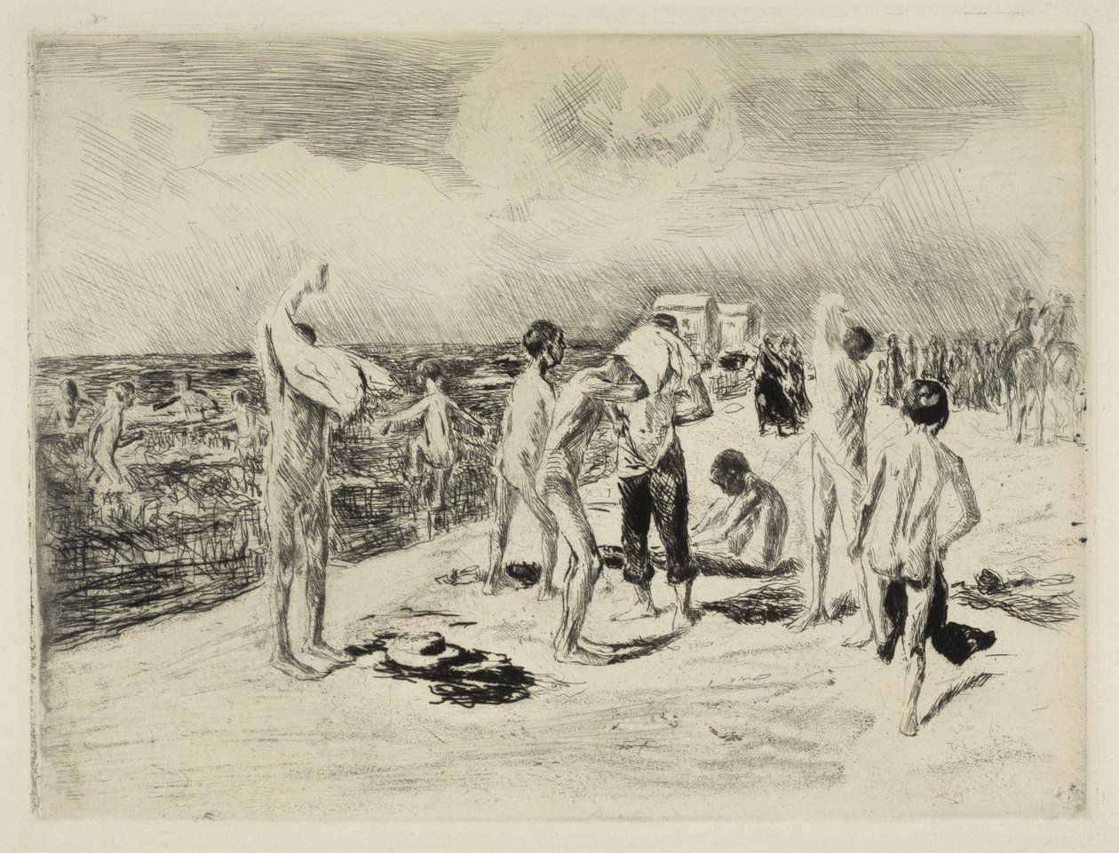 Ragazzi che fanno il bagno da Max Liebermann