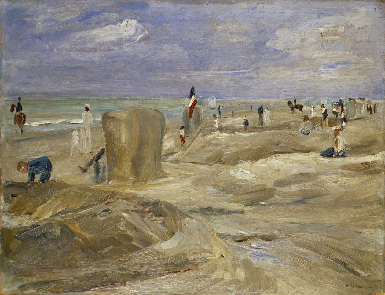 Spiaggia a Noordwijk da Max Liebermann