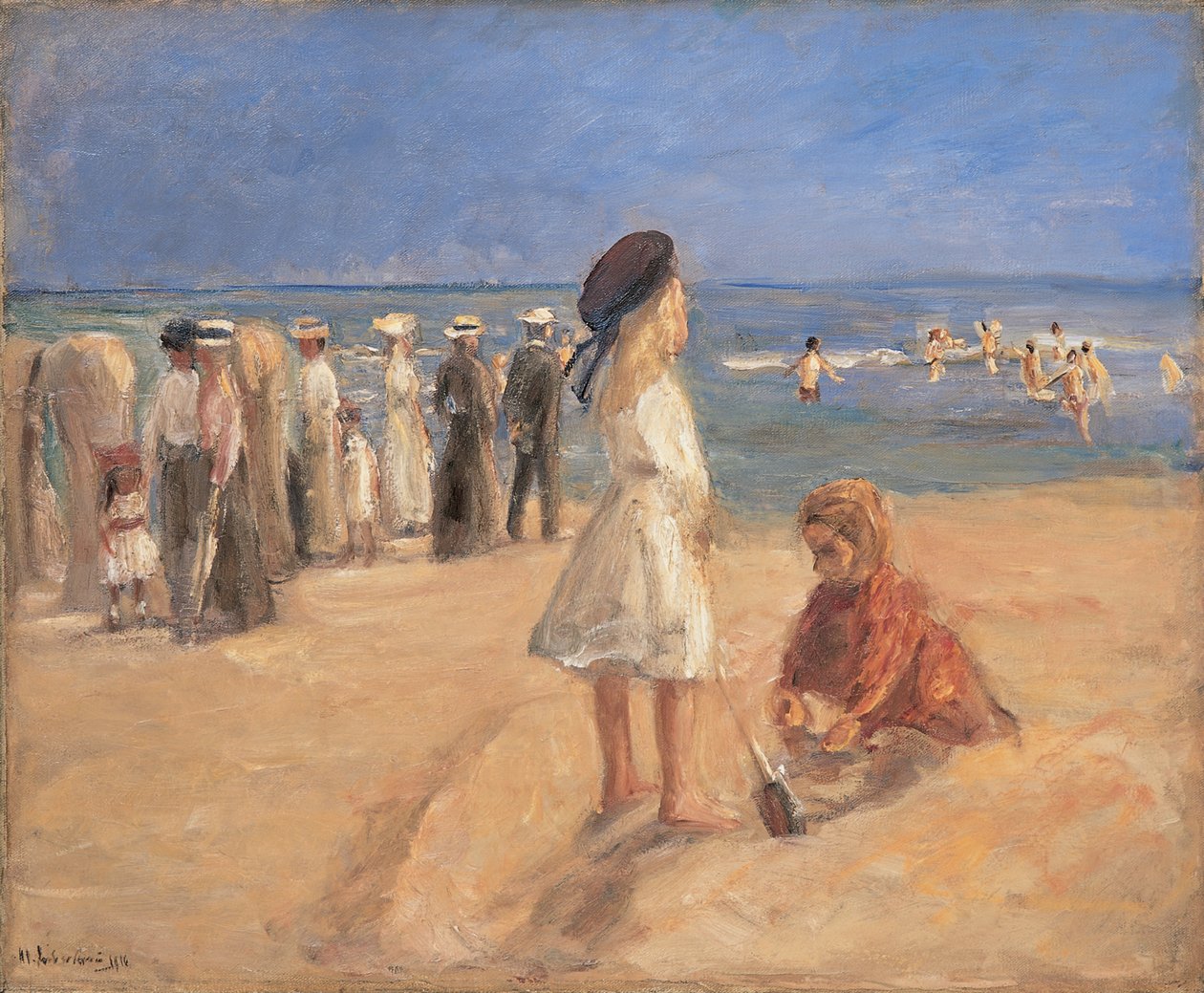 Vita da spiaggia, 1916 da Max Liebermann