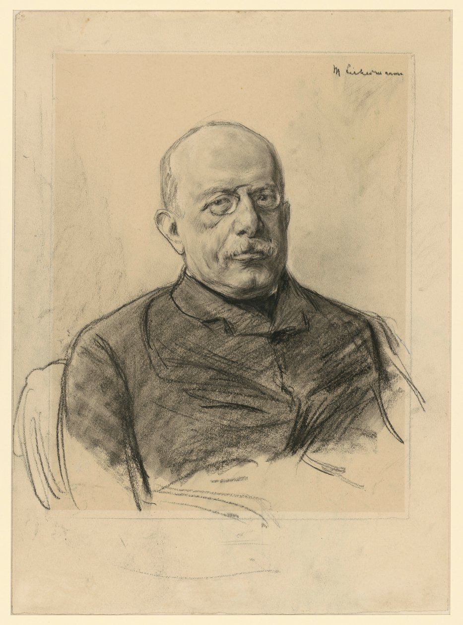 Ritratto di Friedrich Lippmann da Max Liebermann