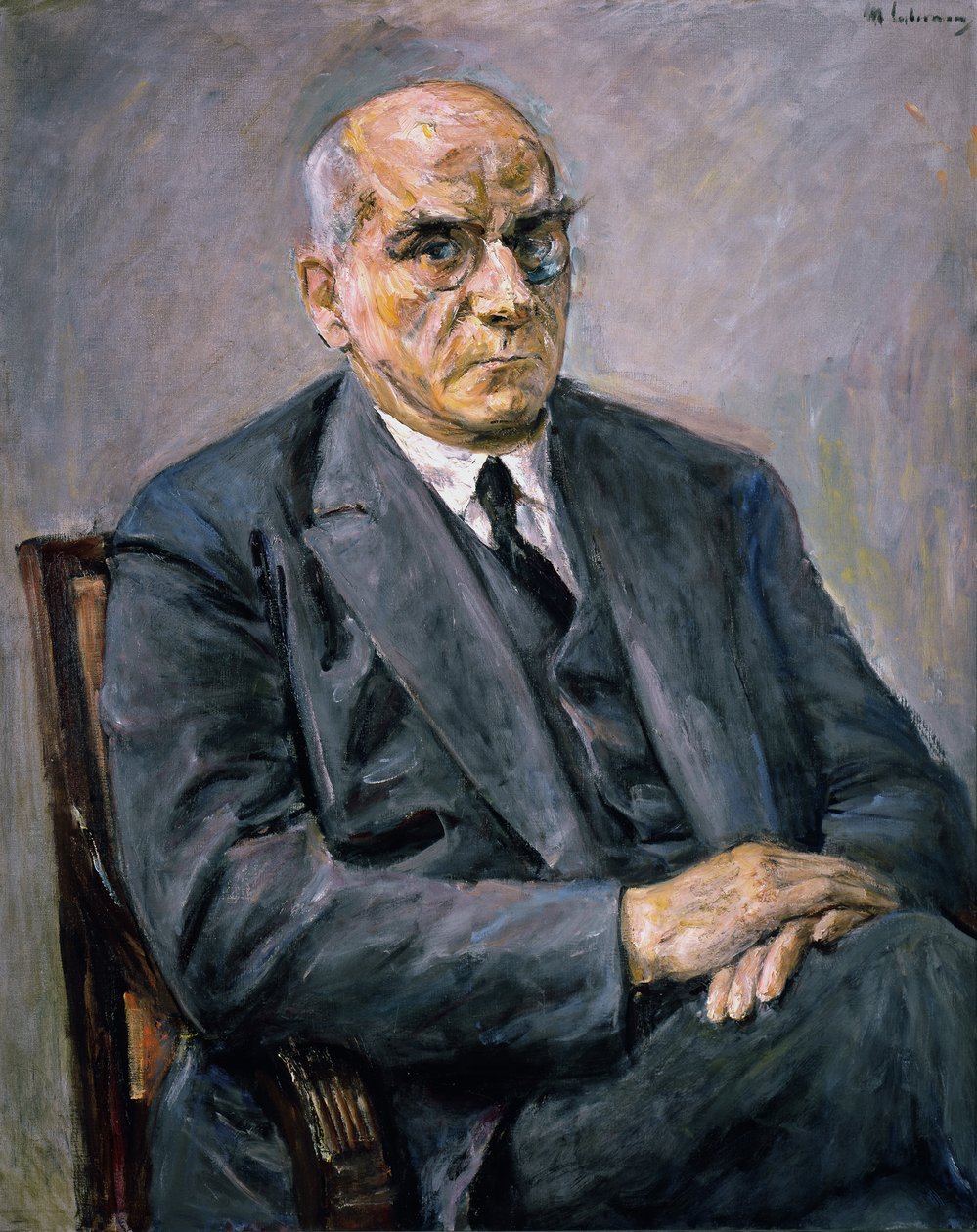 Ritratto di Otto Braun da Max Liebermann