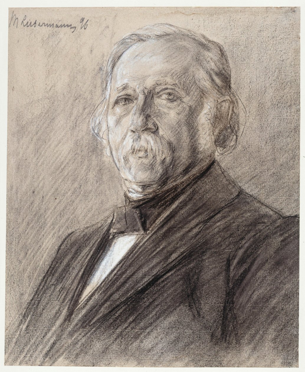 Ritratto di Theodor Fontane da Max Liebermann