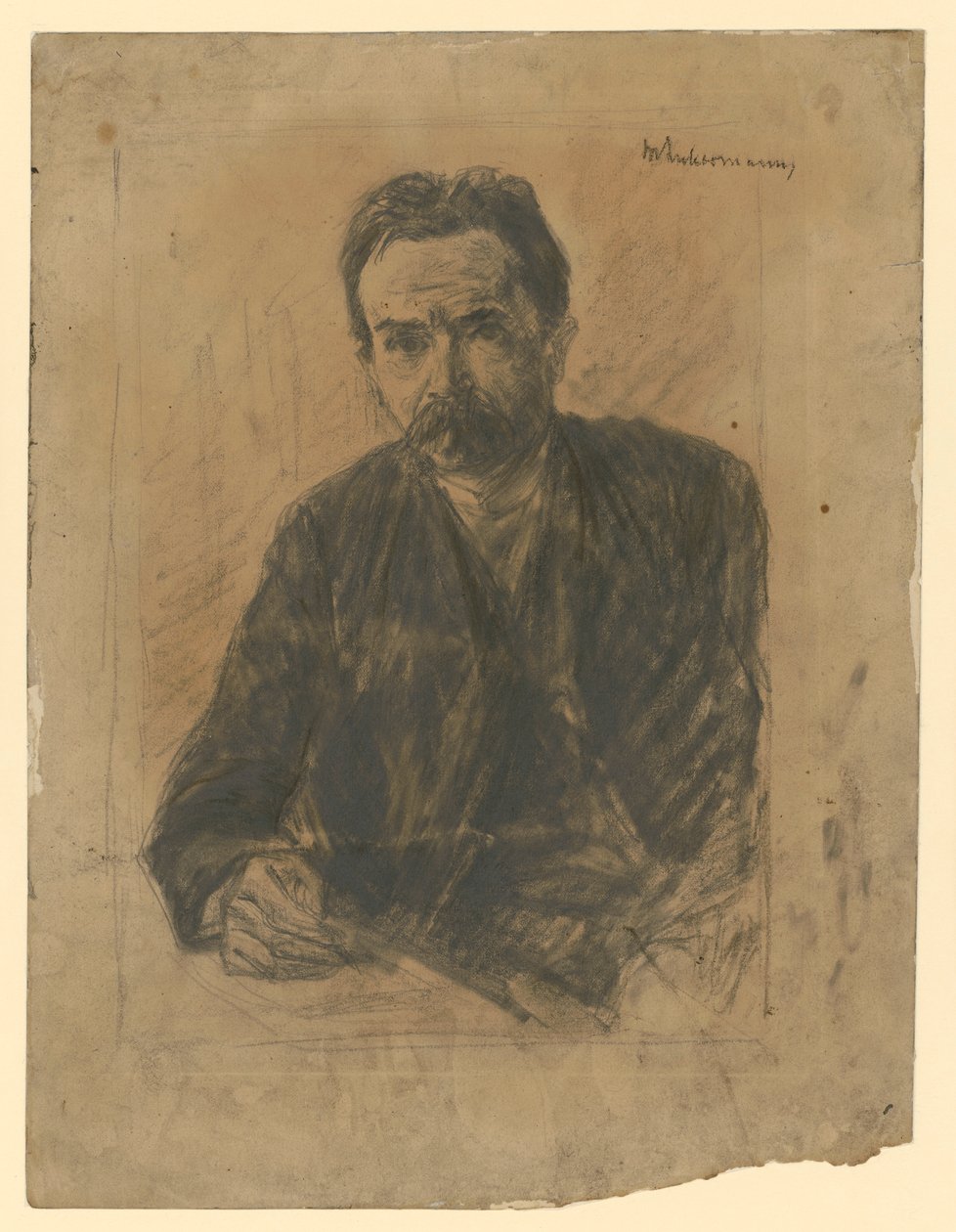 Ritratto del poeta Eduard Grisebach da Max Liebermann