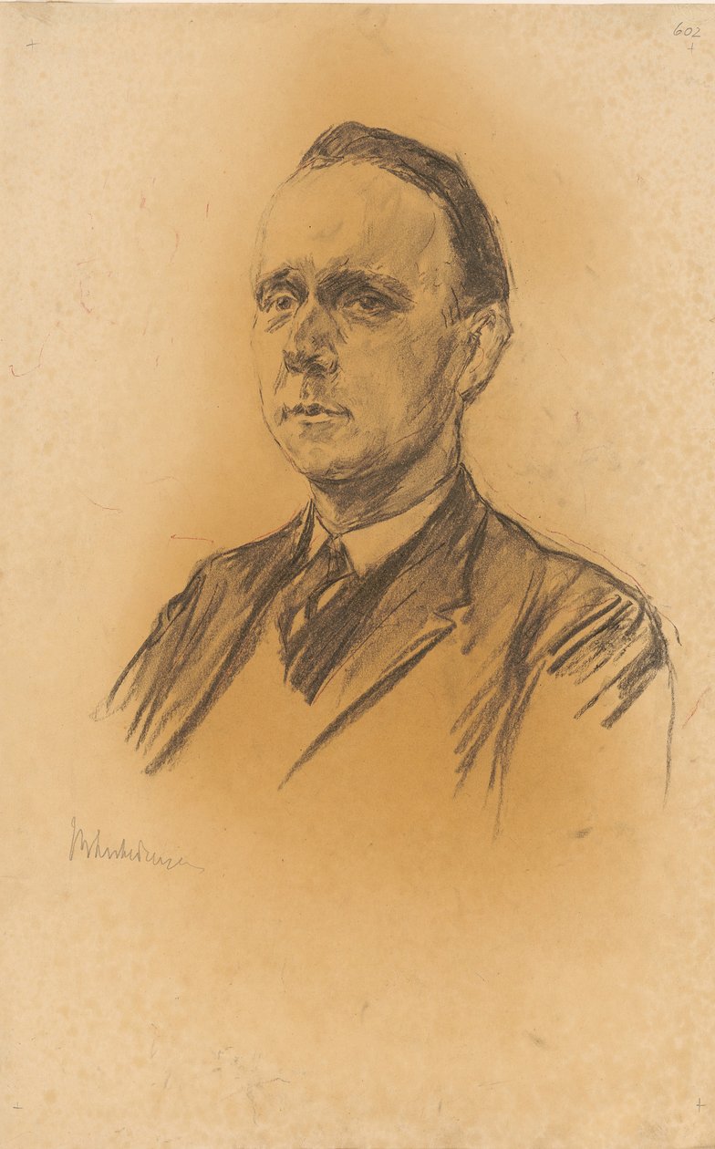Ritratto del professor Werner Jäger da Max Liebermann