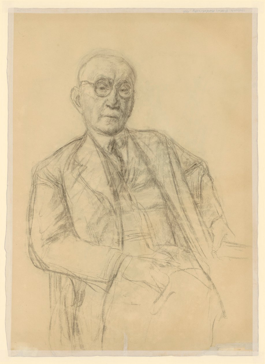 Ritratto del collezionista Oscar Huldschinsky da Max Liebermann