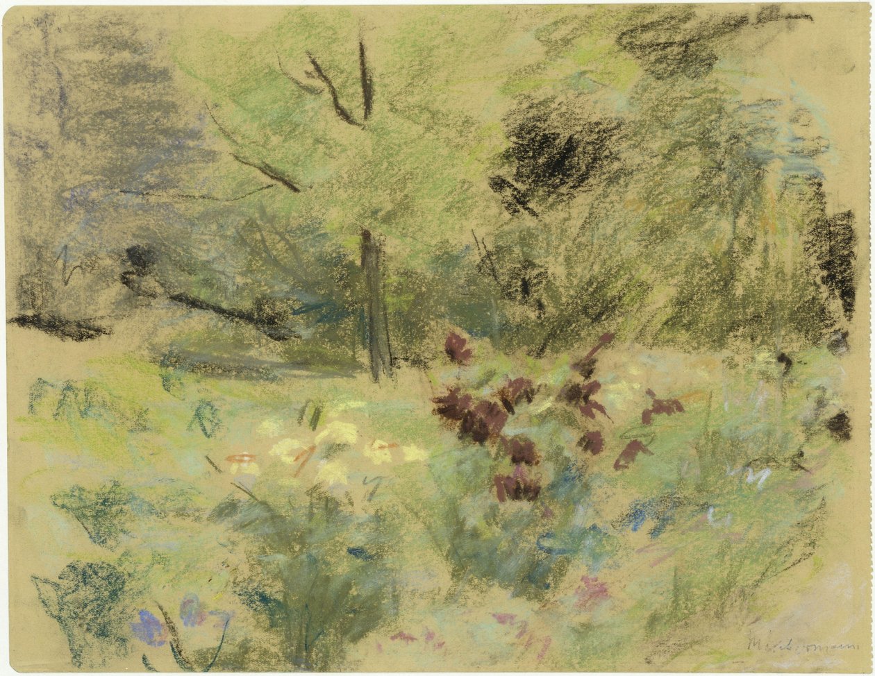 Fiori e alberi da Max Liebermann