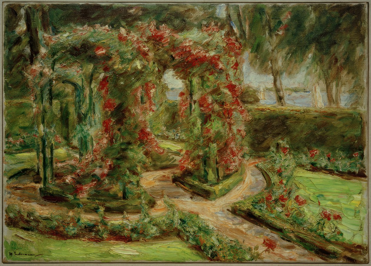 Il giardino delle rose a Wannsee da Max Liebermann