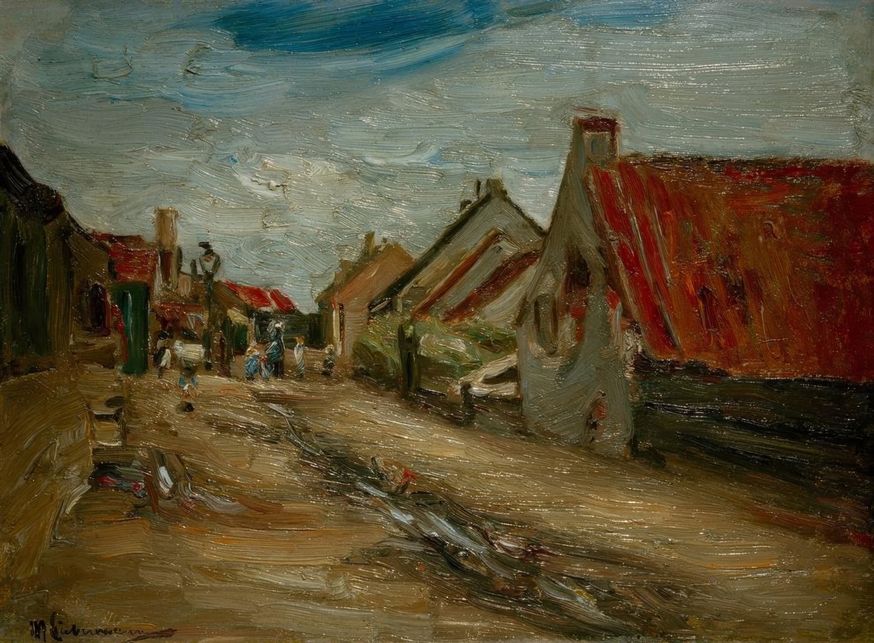 Strada di villaggio in Olanda da Max Liebermann