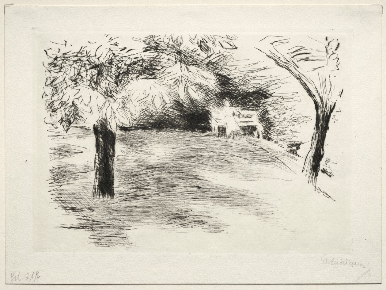 Giardino a Wannsee, Germania da Max Liebermann
