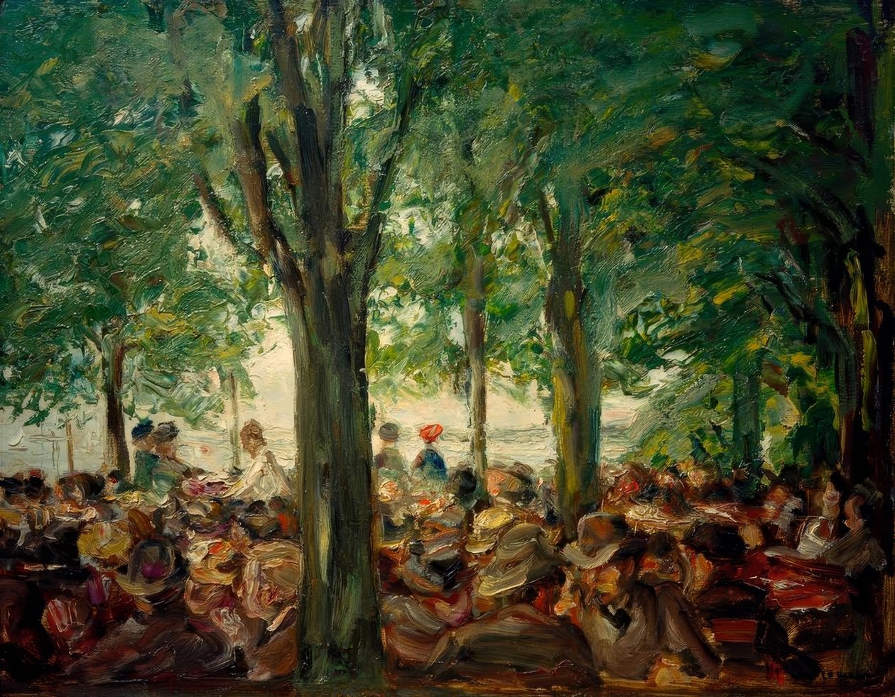 Ristorante da giardino sull