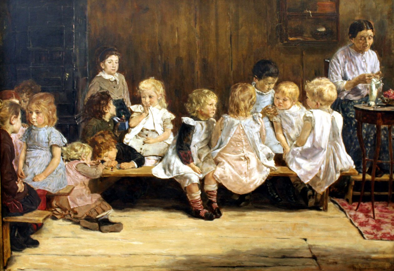 Tedesco: Kleinkinderschule in Amsterdam Scuola dell
