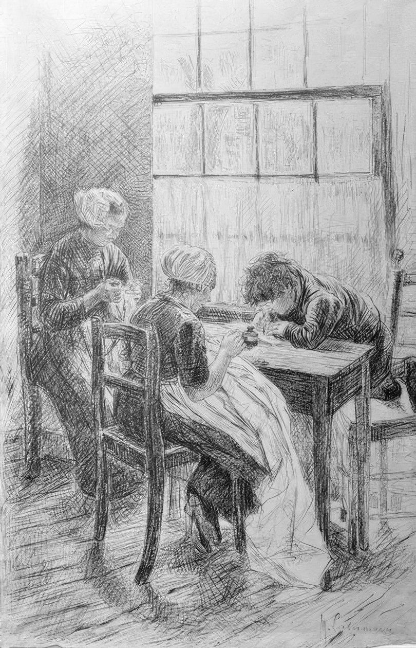 Interno olandese da Max Liebermann