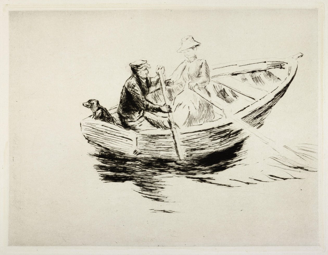 Nella barca da Max Liebermann