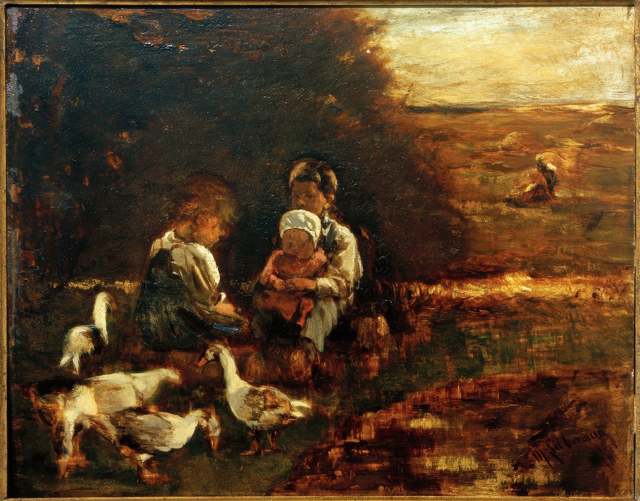 Piccoli pastori di oche da Max Liebermann