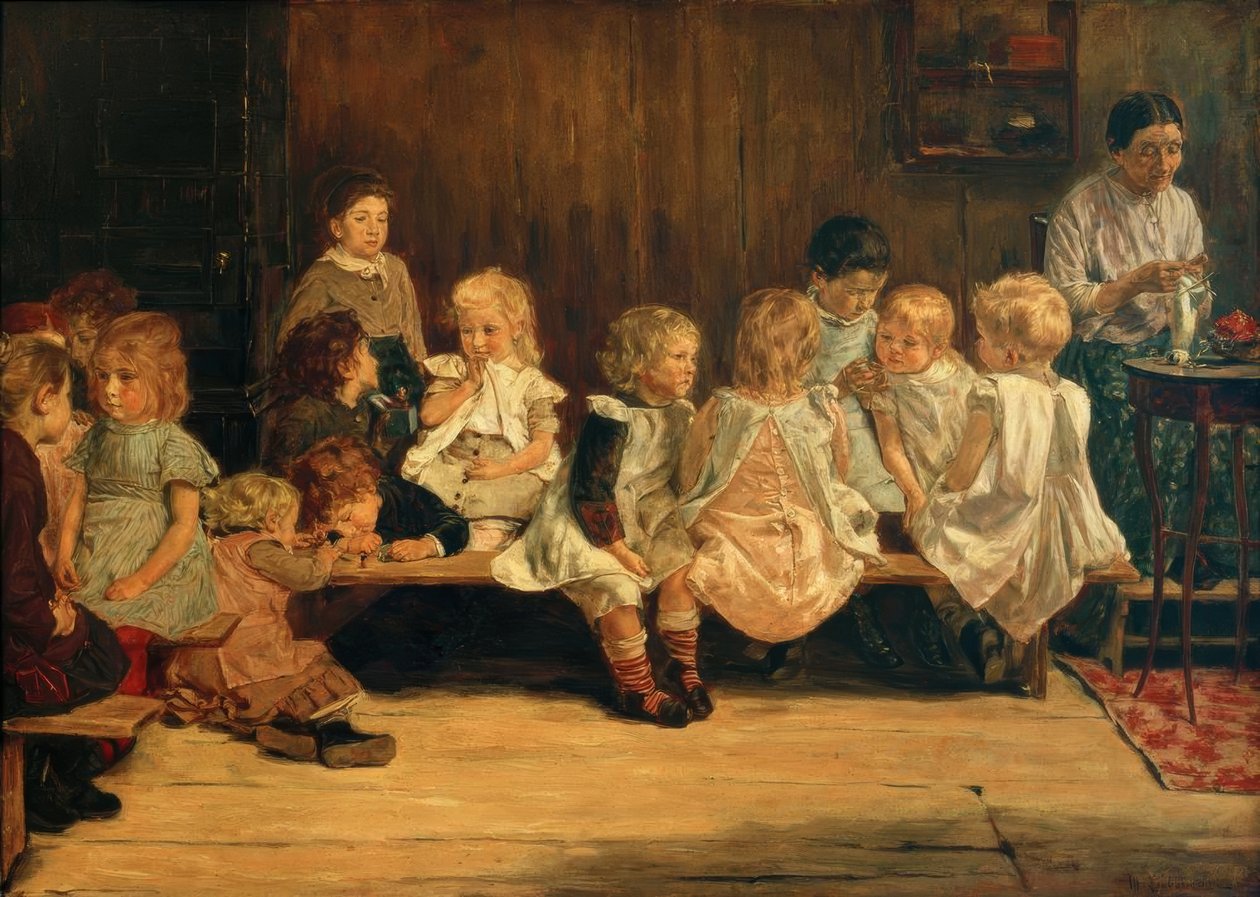 Scuola materna ad Amsterdam da Max Liebermann